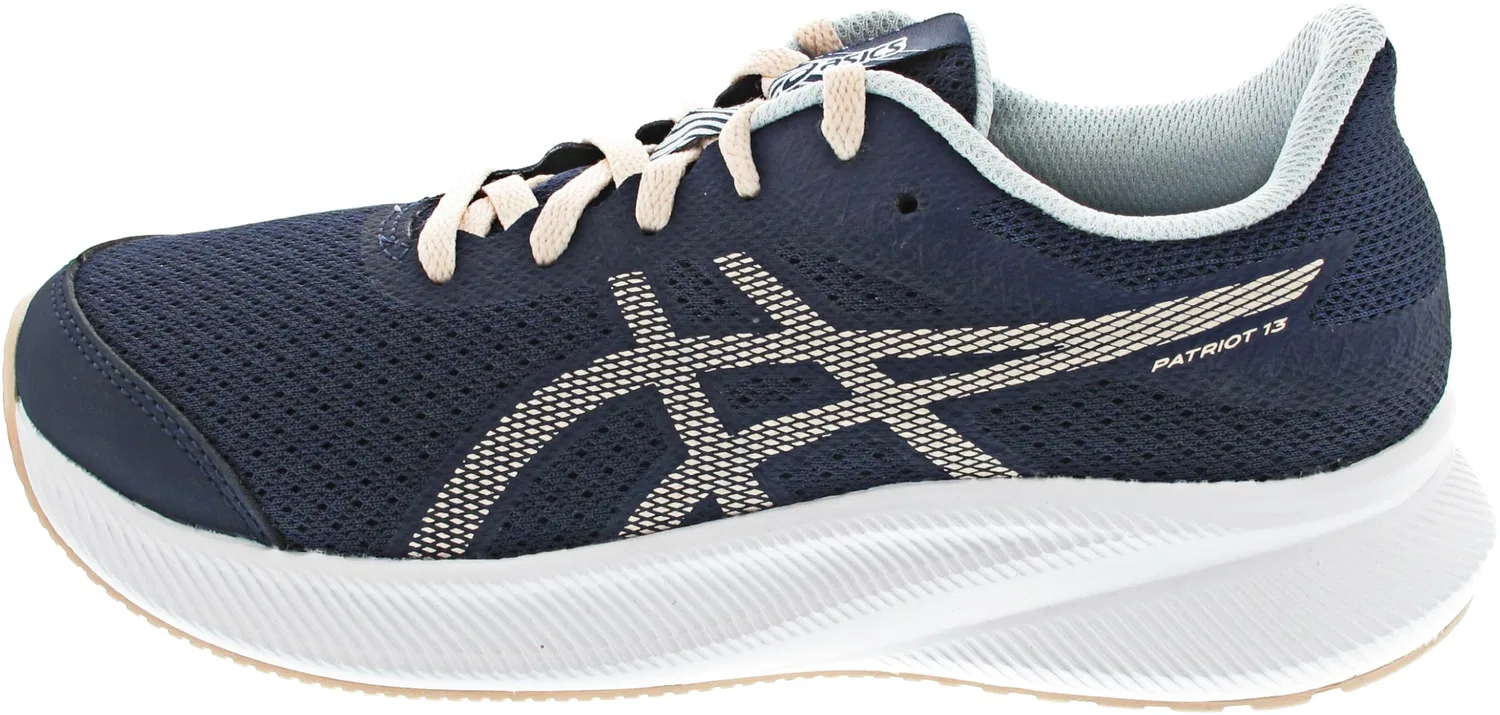 Детские кроссовки для мальчиков с шнуровкой Patriot 13 Gs ASICS, Midnight Pearl Pink