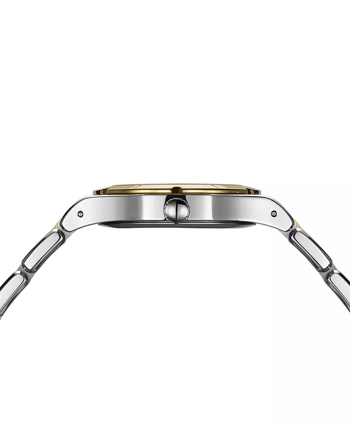 Женские часы-браслет Swiss Be Balmain Moonphase Diamond (1/20 ct. t.w.) из двухцветной нержавеющей стали, 33 мм — фото 4