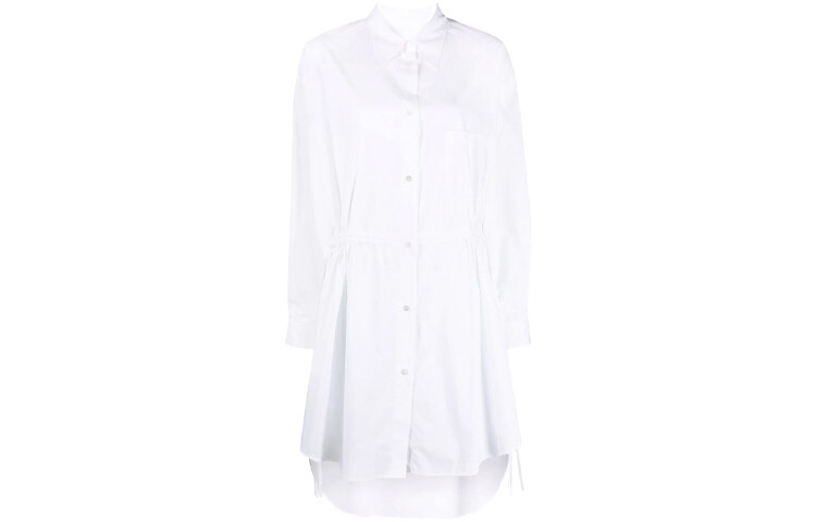 

Платье Mm6 Maison Margiela с длинными рукавами, белый