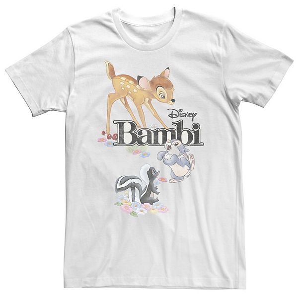 

Футболка Big & tall bambi classic group shot title logo Disney