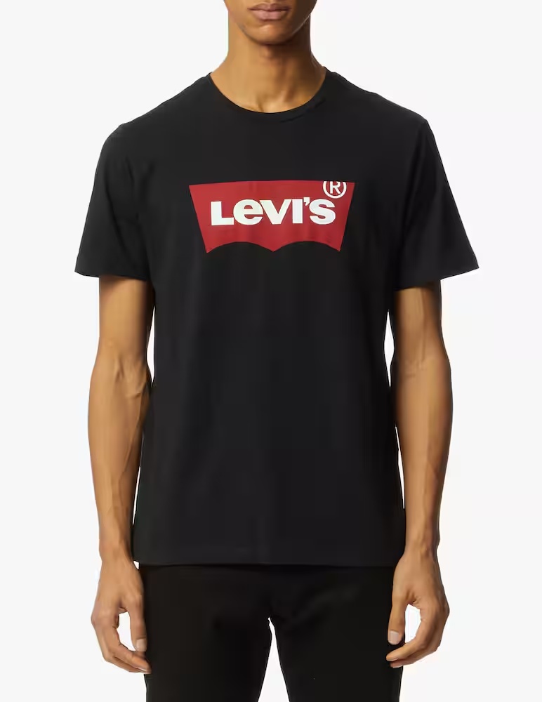 

Футболка с круглым вырезом и логотипом Housemark Levi's, цвет Nero Rosso