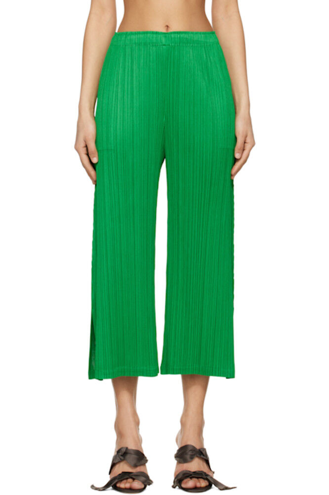 

Зеленые брюки Monthly Colors February PLEATS PLEASE ISSEY MIYAKE