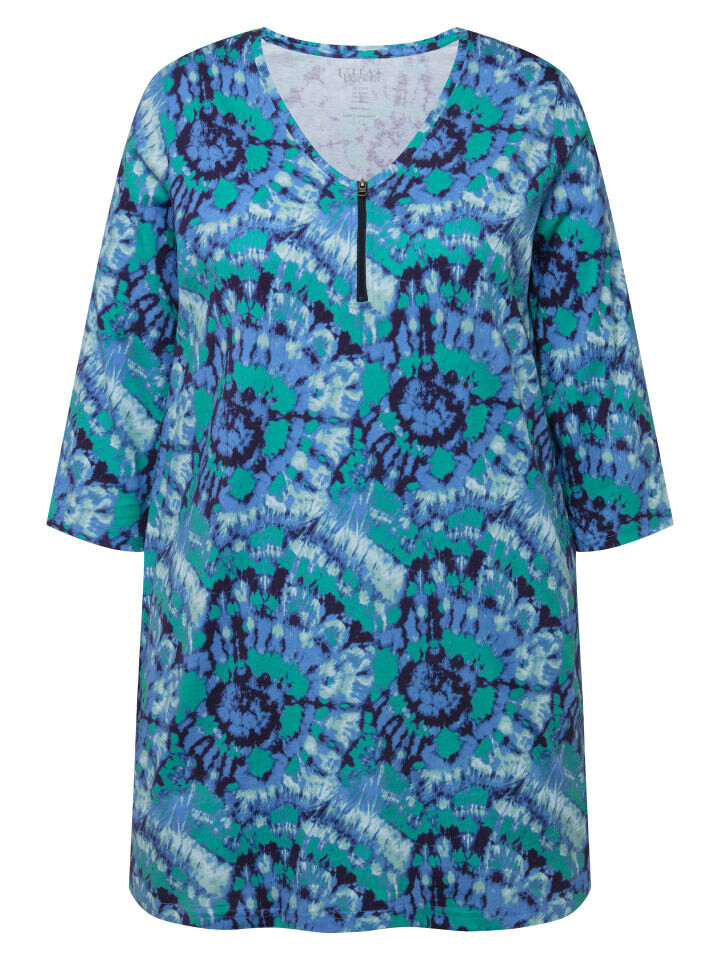 

Футболка Ulla Popken Longshirt, синий