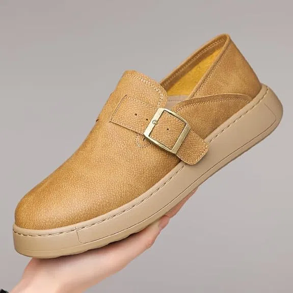 Лоферы мужские, Brown FYEONCVS — фото 4