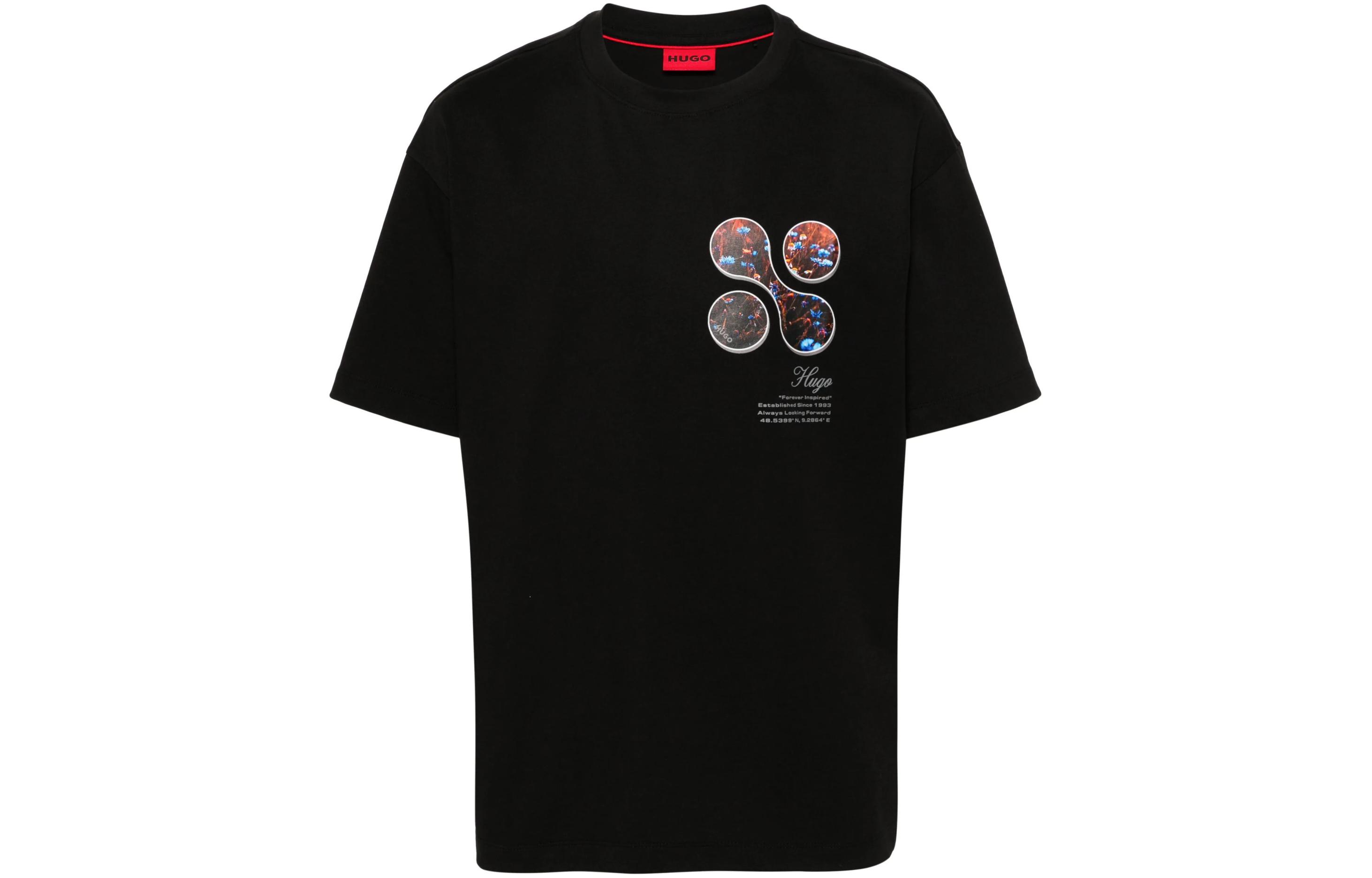 

HUGO BOSS Футболка мужская Drop Shoulder Sleeve Black, Черный, HUGO BOSS Футболка мужская Drop Shoulder Sleeve Black