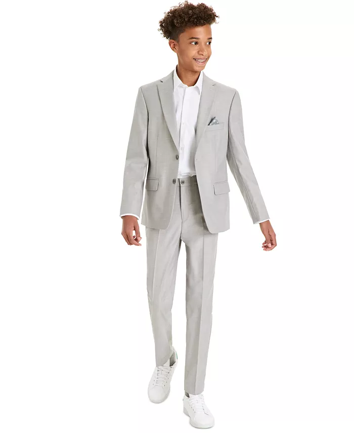 

Классический эластичный костюм Big Boys из 2 предметов Michael Kors, серебряный