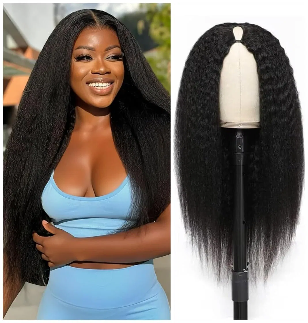 Парик V Part Yaki Straight из натуральных волос, 56 см Yavida