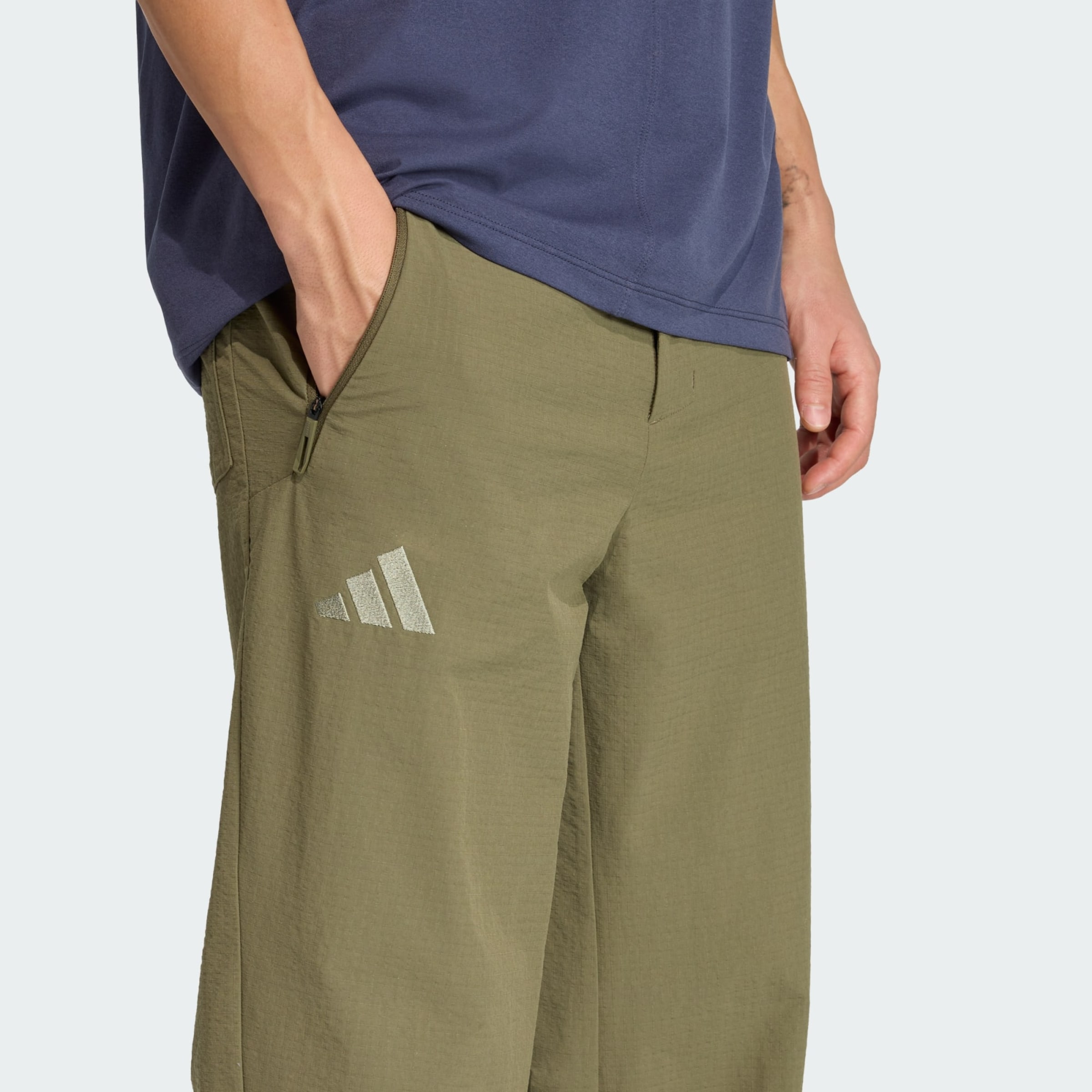 ADIDAS TERREX Уличные штаны Regular 'Xperior Clima365' в зеленом цвете — фото 4