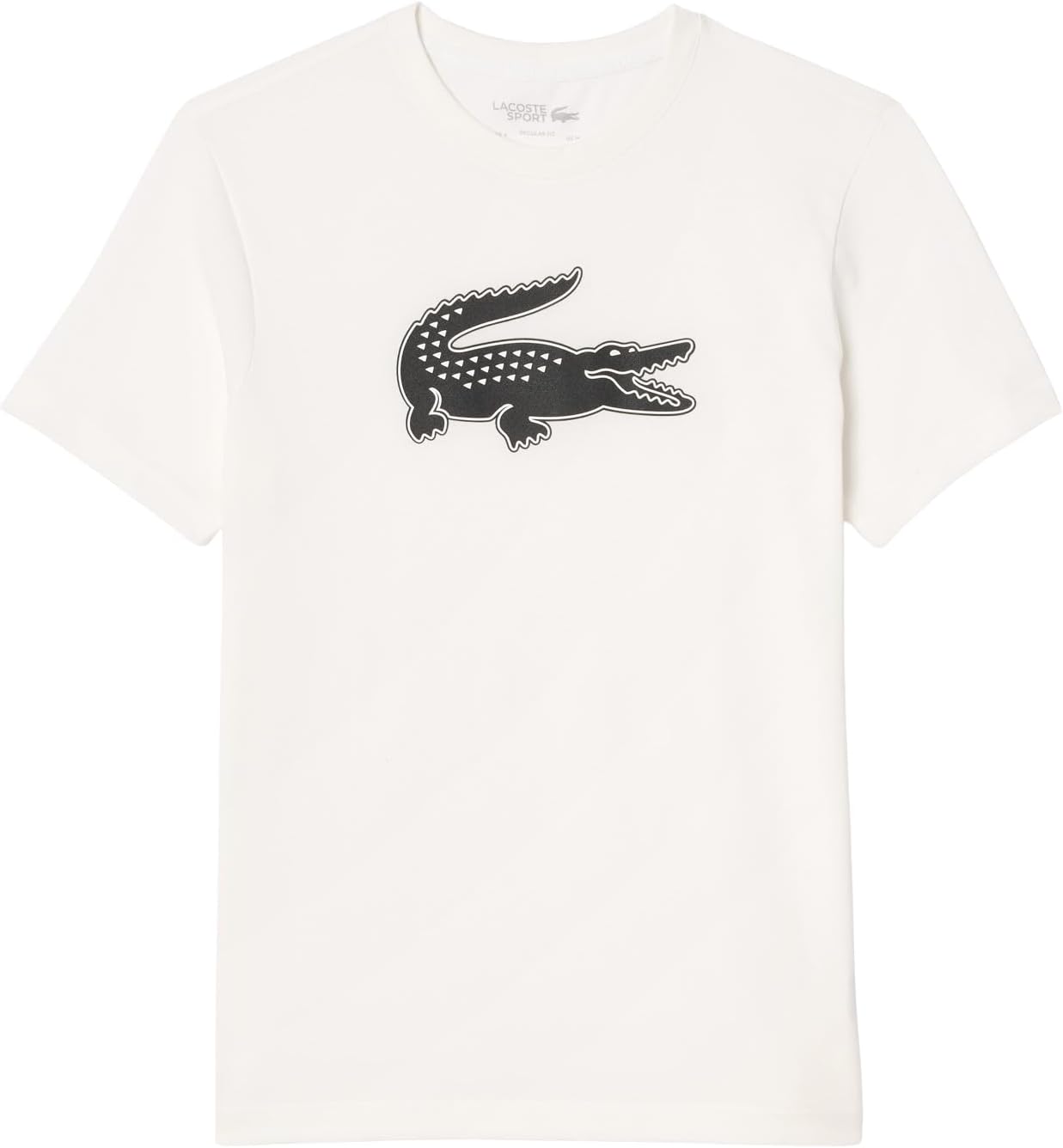 

Мужская спортивная футболка Lacoste Ultra Dry XXL с логотипом, White & Black, Белый, Мужская спортивная футболка Lacoste Ultra Dry XXL с логотипом, White & Black
