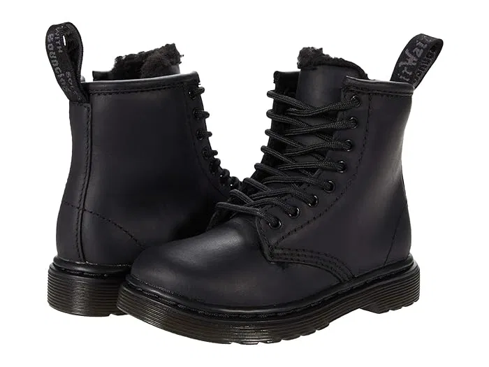Ботинки 1460 Serena Mono T Dr. Martens Kid's Collection, Black Republic Wp