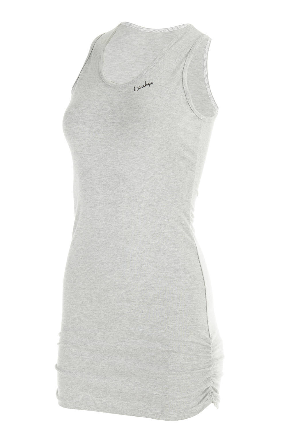 

Спортивная футболка Winshape Longtop mit seitlicher Raffung WTR15, серый меланж