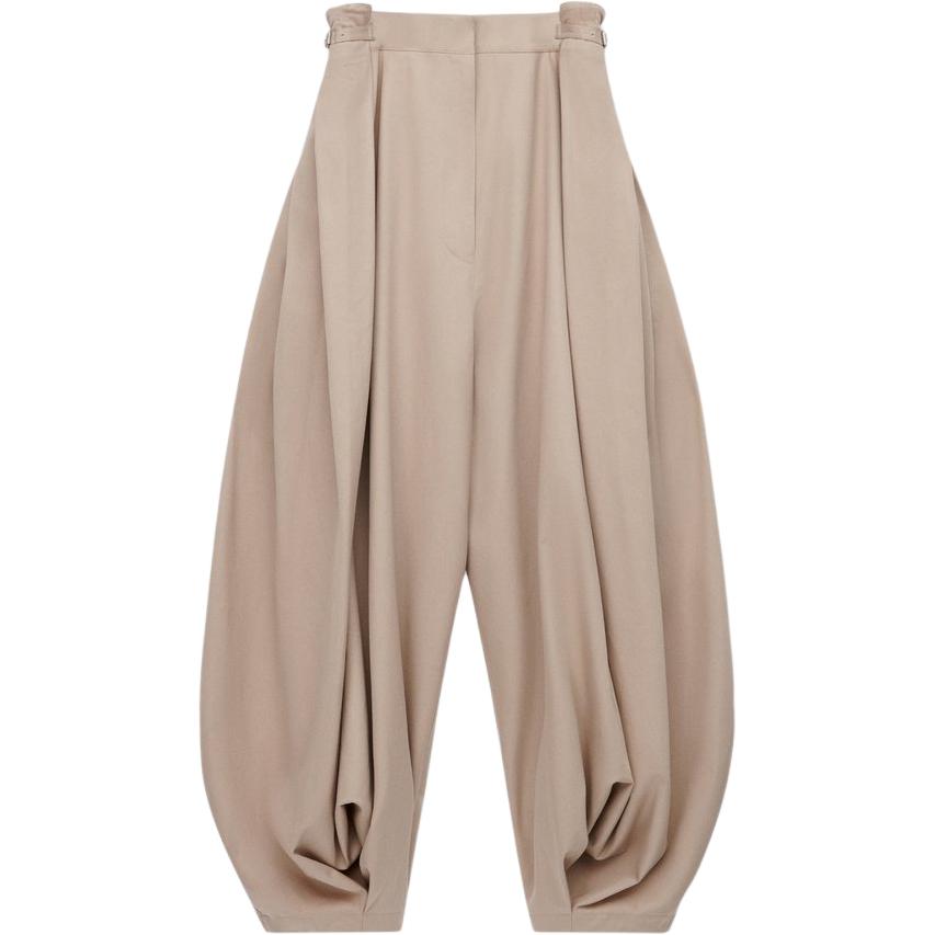 

Штаны плиссированные баллон LOEWE, светло-коричневый