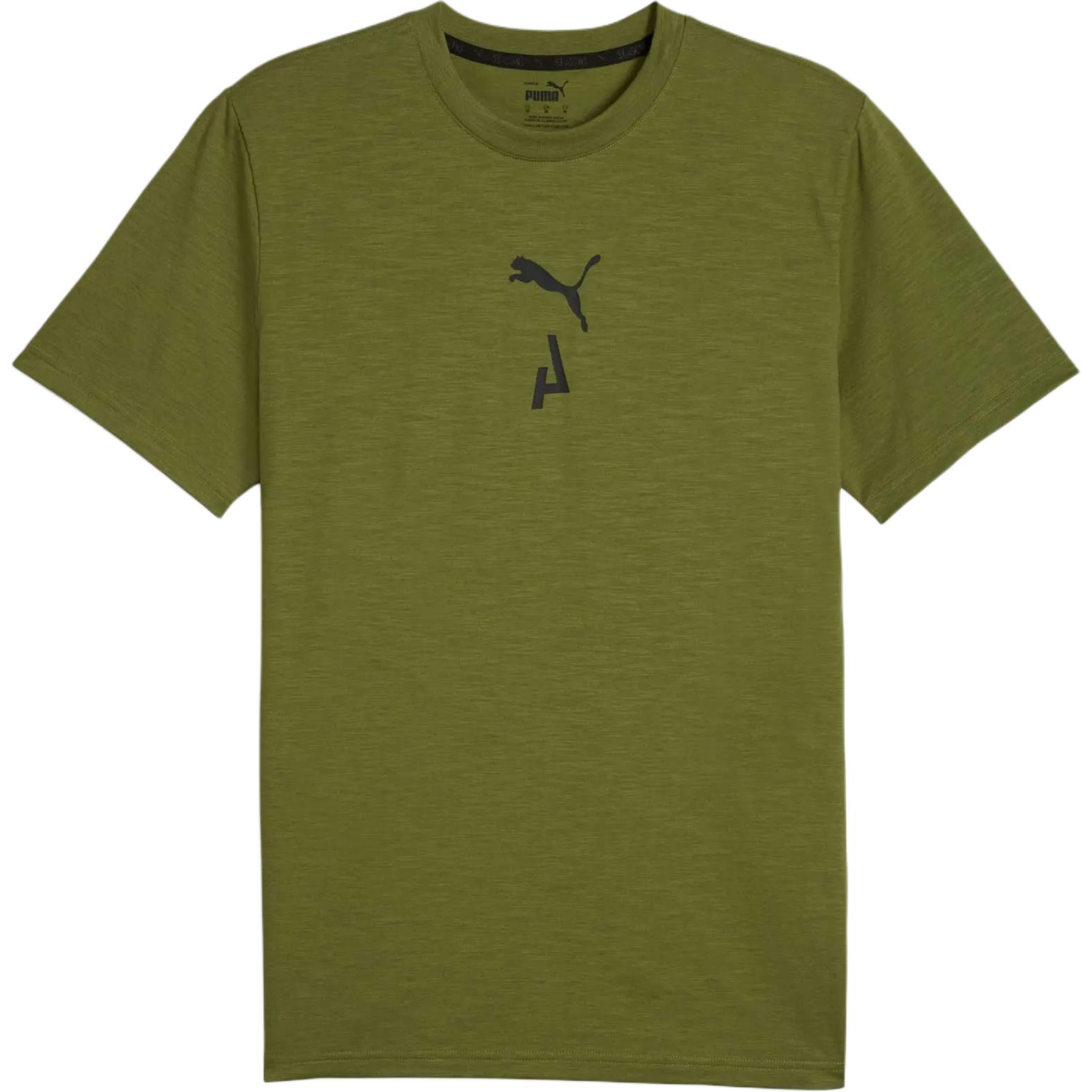 

PUMA Футболка SEASONS с принтом мужская green, Зеленый, PUMA Футболка SEASONS с принтом мужская green