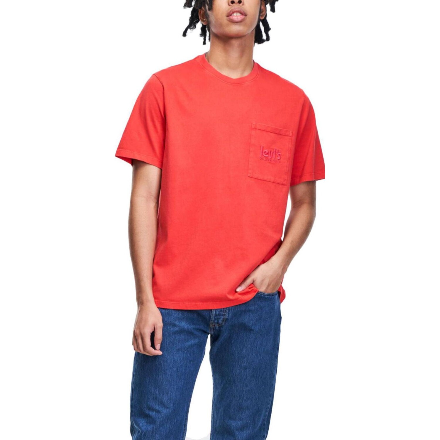 Футболка мужская красная Levi’S, красный — фото 4