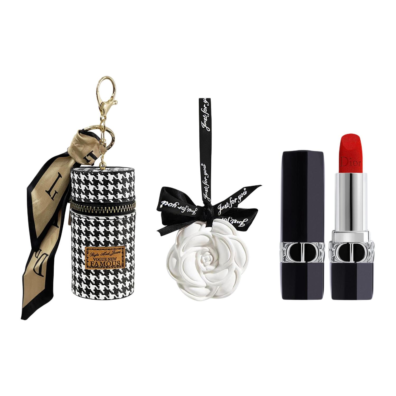 

DIOR Матовый набор образцов макияжа velour увлажняющий питательный вечерний тон кожи помада/жидкая помада+ароматерапия+сумка