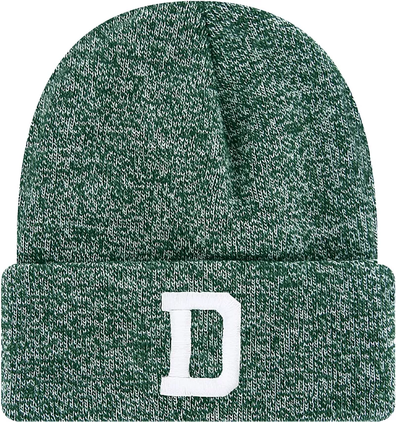 

Большая зеленая шапка Darmouth с зеленым логотипом для взрослых Darmouth League-Legacy с вязаными манжетами