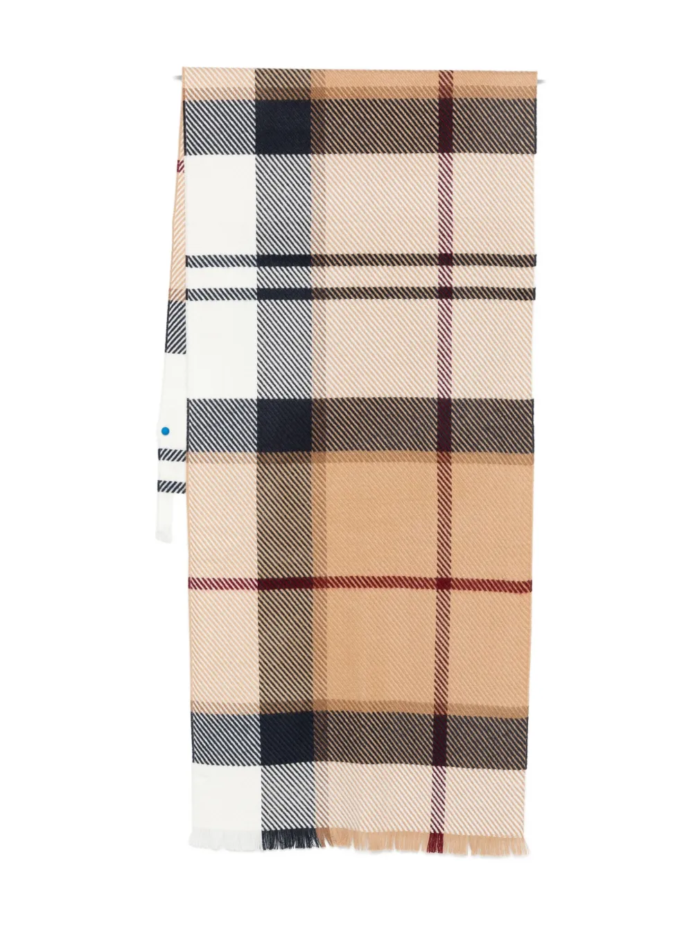 

Клетчатый шарф Barbour, нейтральный