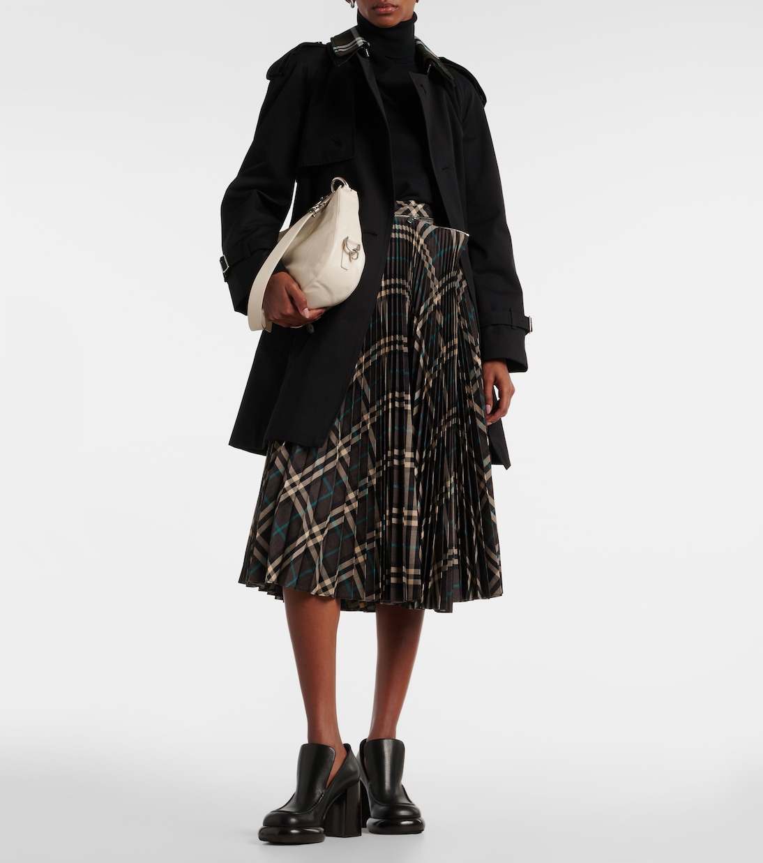 Юбка Burberry, женская, клетчатая, Snug Ip Check — фото 2