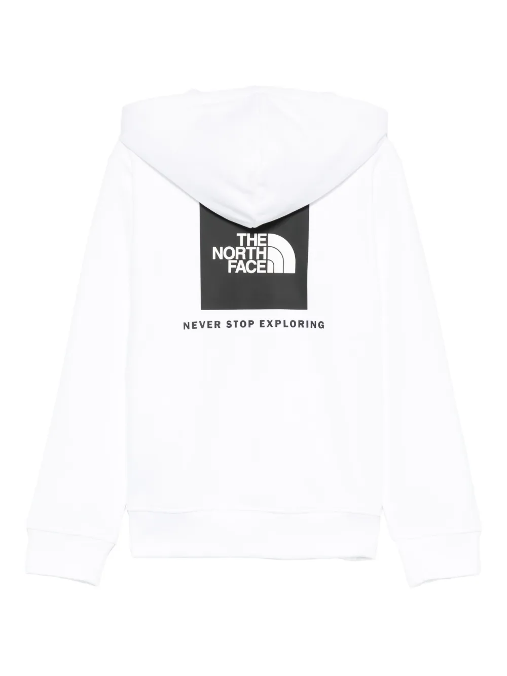 Толстовка с вышитым логотипом The North Face Kids, белый — фото 2