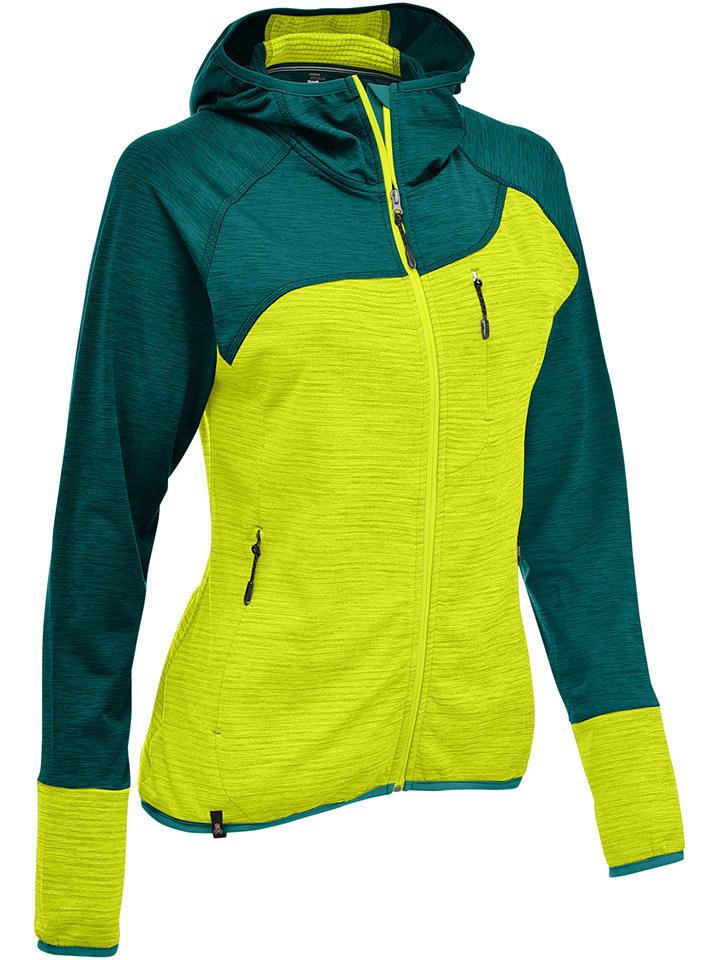 

Флисовая куртка "Riedlerspitz II" цвета бензин/салат. Maul Sport