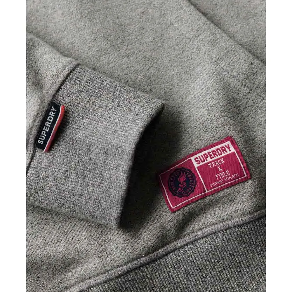 Худи Superdry Track & Field Graphic, серый — фото 3