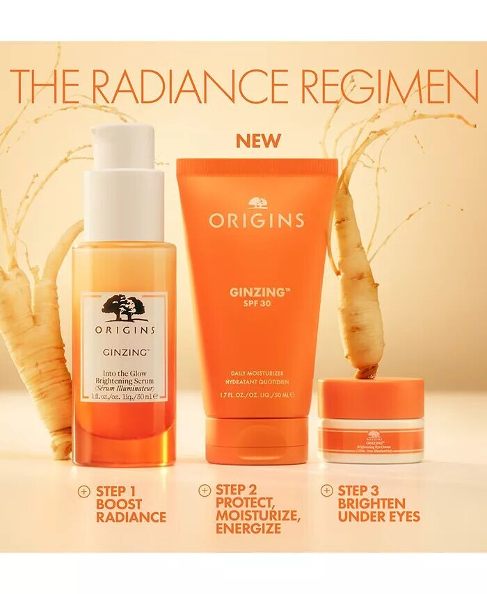 Ginzing Daily Moisturizer Солнцезащитный крем SPF 30, 1,7 унции Origins — фото 4