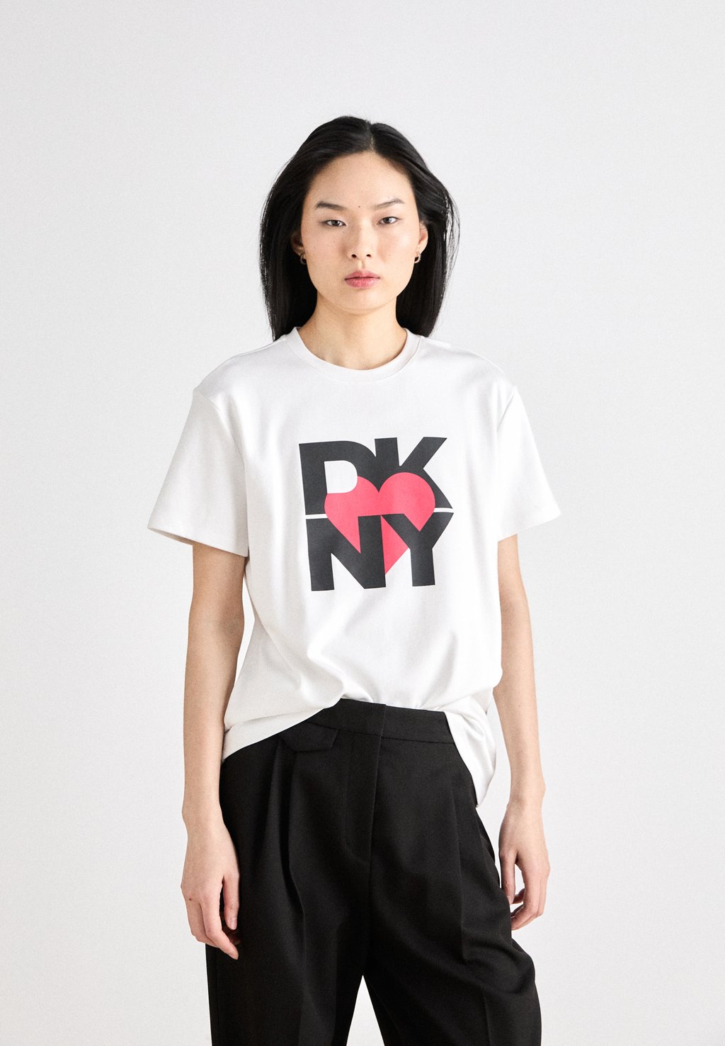 

Футболка с принтом Dkny, белый