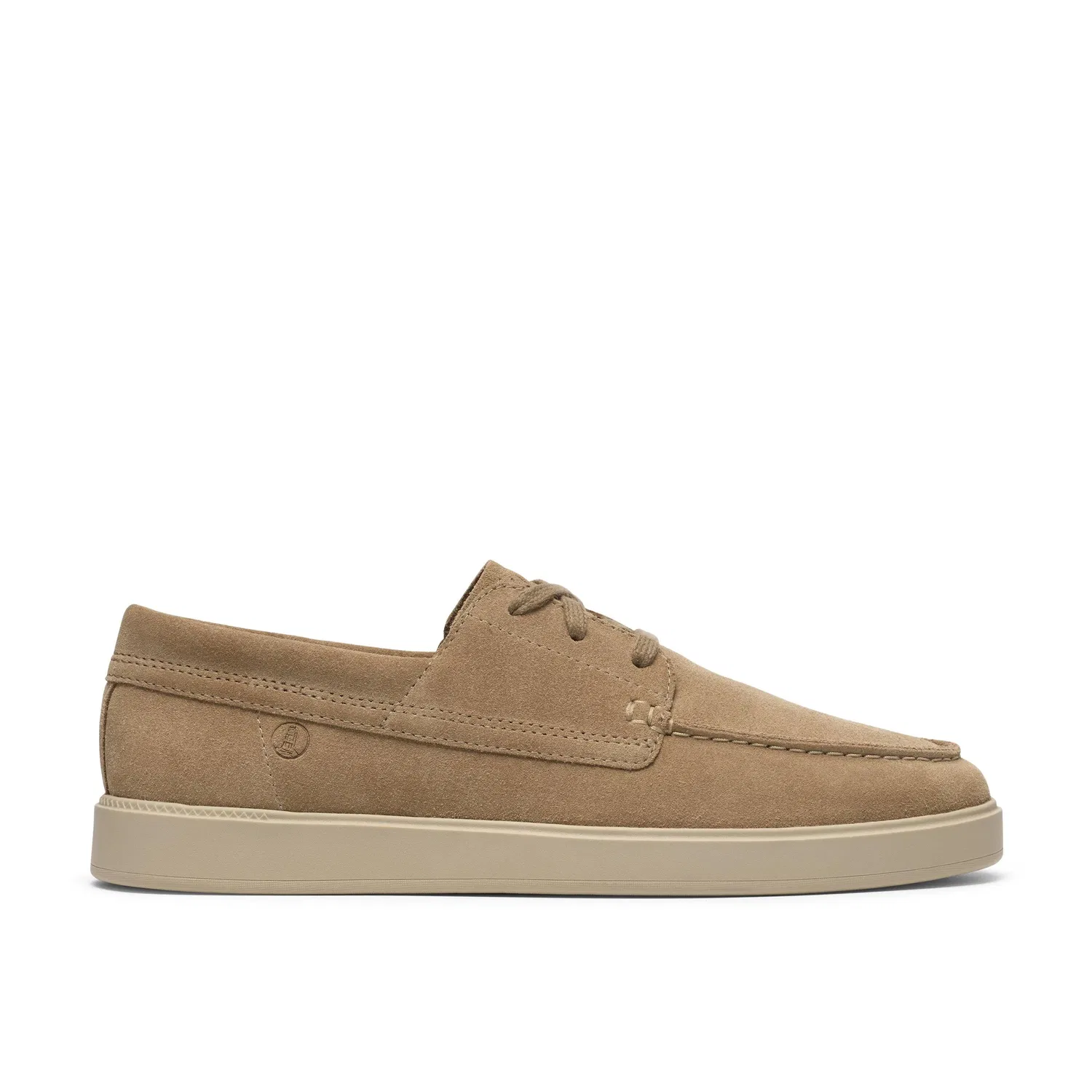 Туфли лоферы Clarks Lockford Boat из замши, бежевый