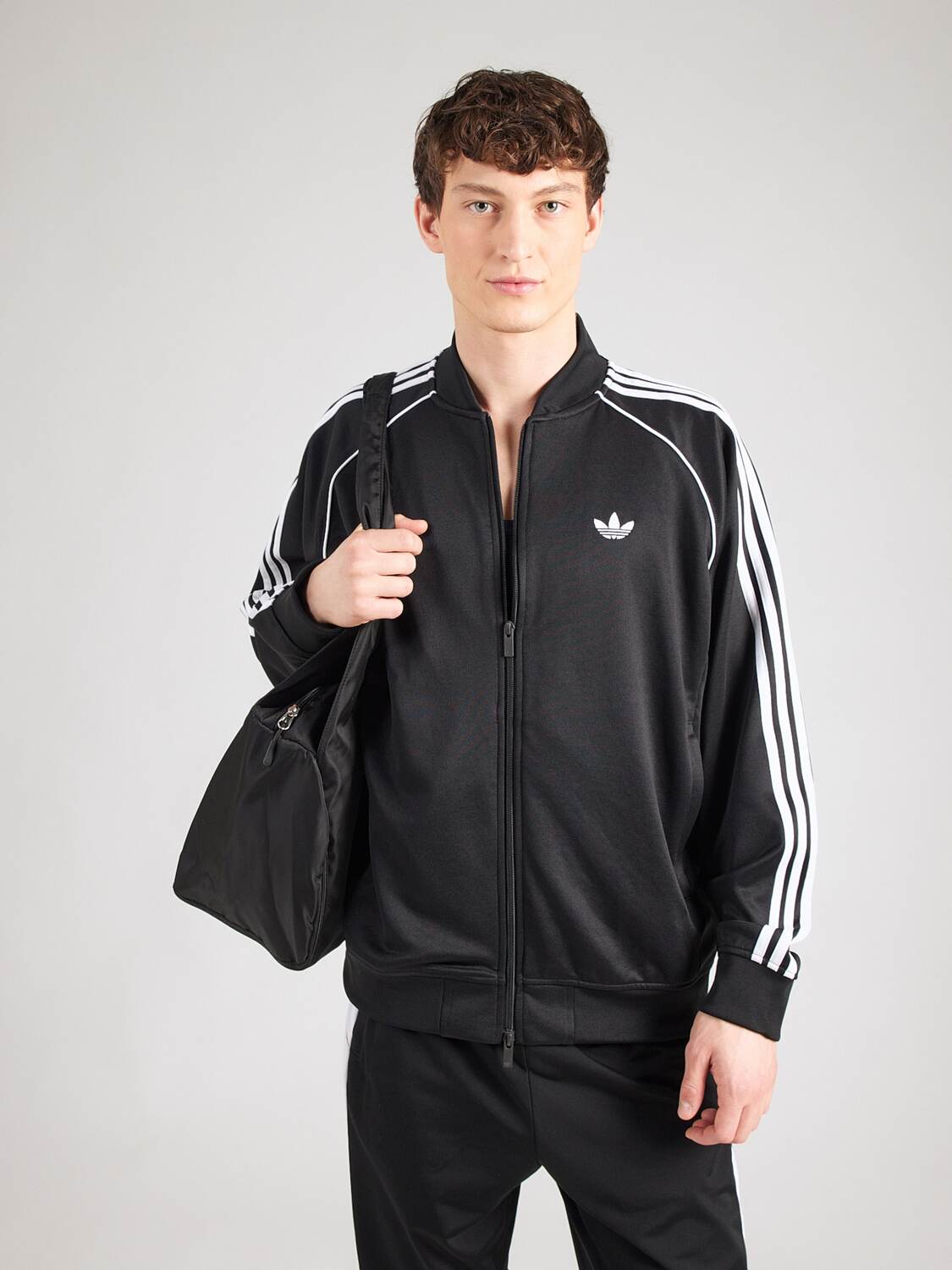 Adidas Originals Толстовка с молнией 'Adicolor Classics' в черном цвете — фото 2