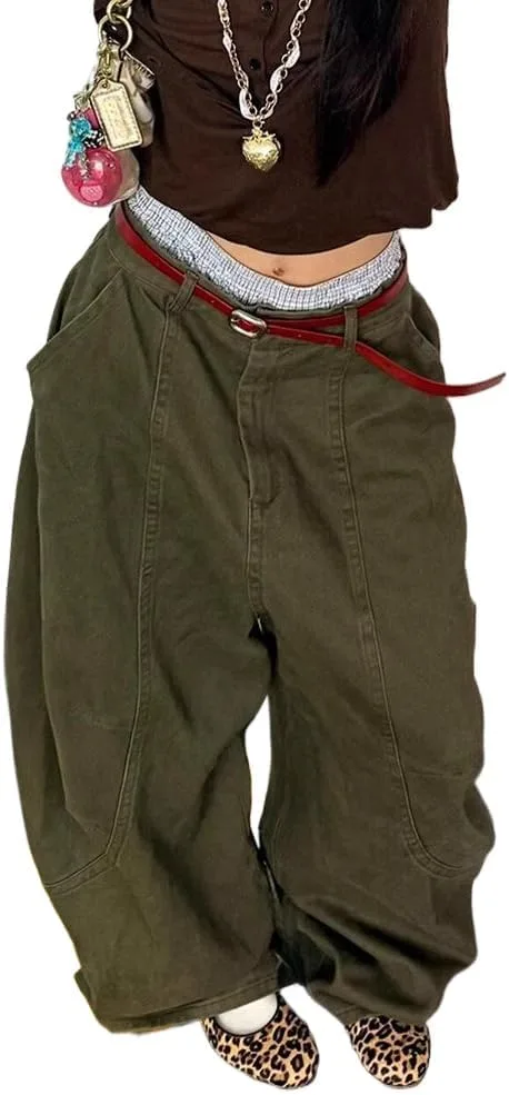 

Женские джинсы Boyfriend летние Y2k винтажные широкие RSGMU