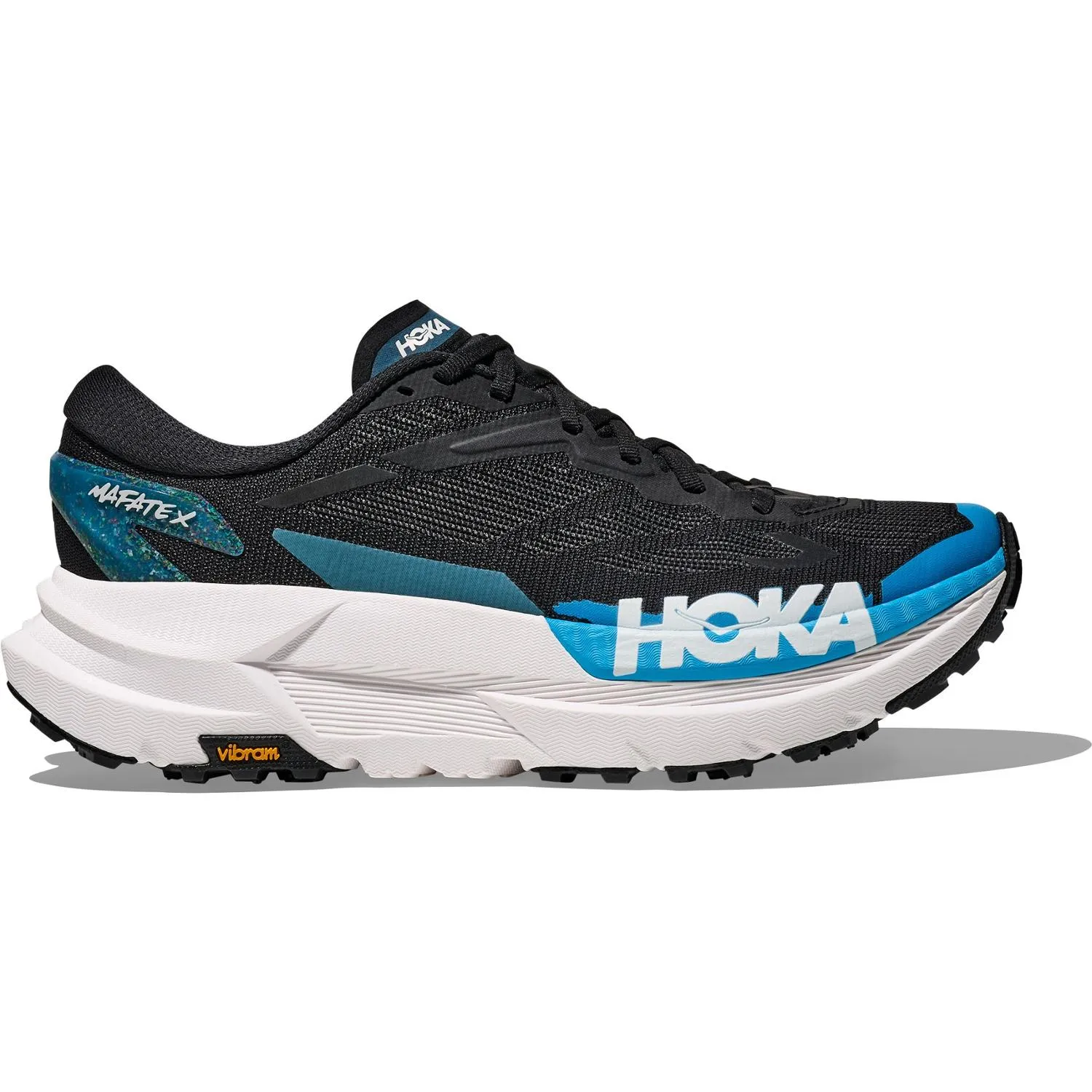 

Мужские кроссовки для трейлраннинга Mafate X HOKA, Black/Skyward Blue