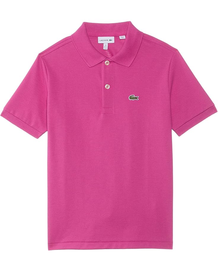 

Поло Lacoste Kids Monochrome Piqué Polo Shirt, цвет Magenta