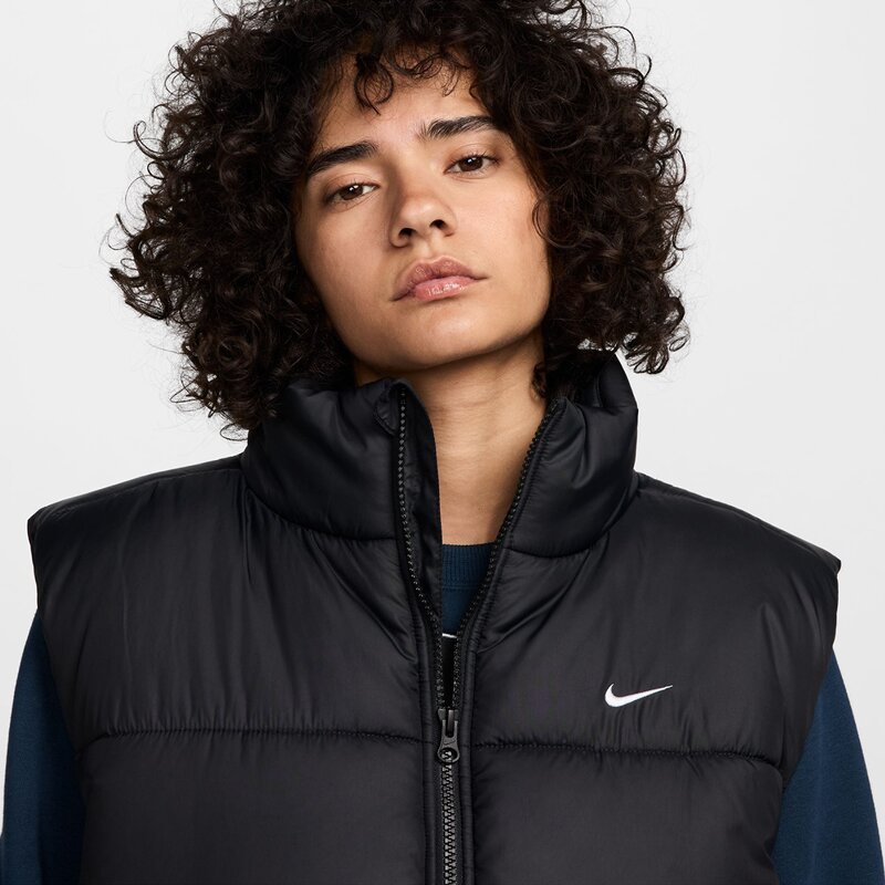 Жилет спортивный классический пуховик термо-фит свободный Nike, черный — фото 4