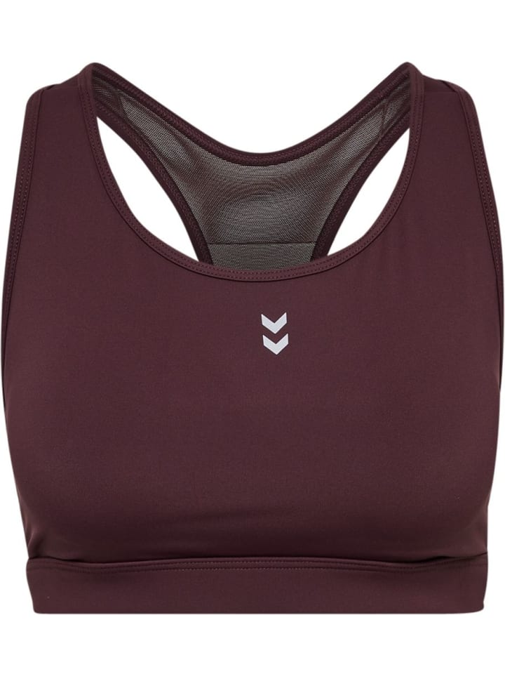 

Спортивный бюстгальтер Pulse Medium Support Bra коричневого цвета Hummel