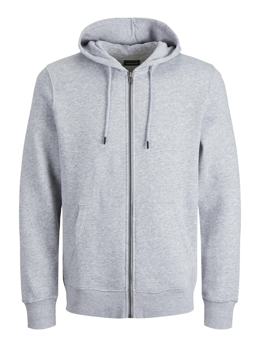 

Толстовка с капюшоном на молнии Jack & Jones Plus Bradley, светло-серый