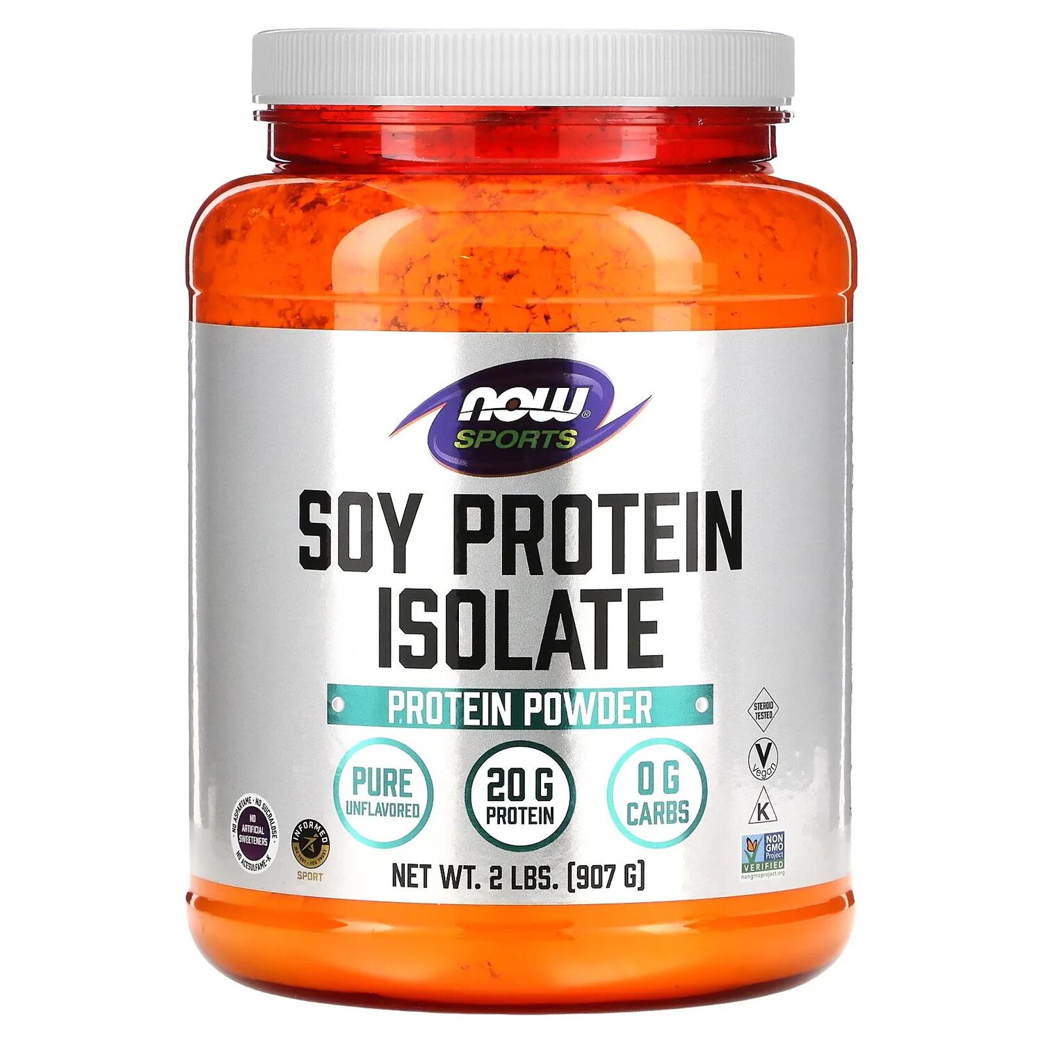 

Now Foods Спортивное питание Изолят соевого протеина натуральный вкус 2 фунта (907 г)