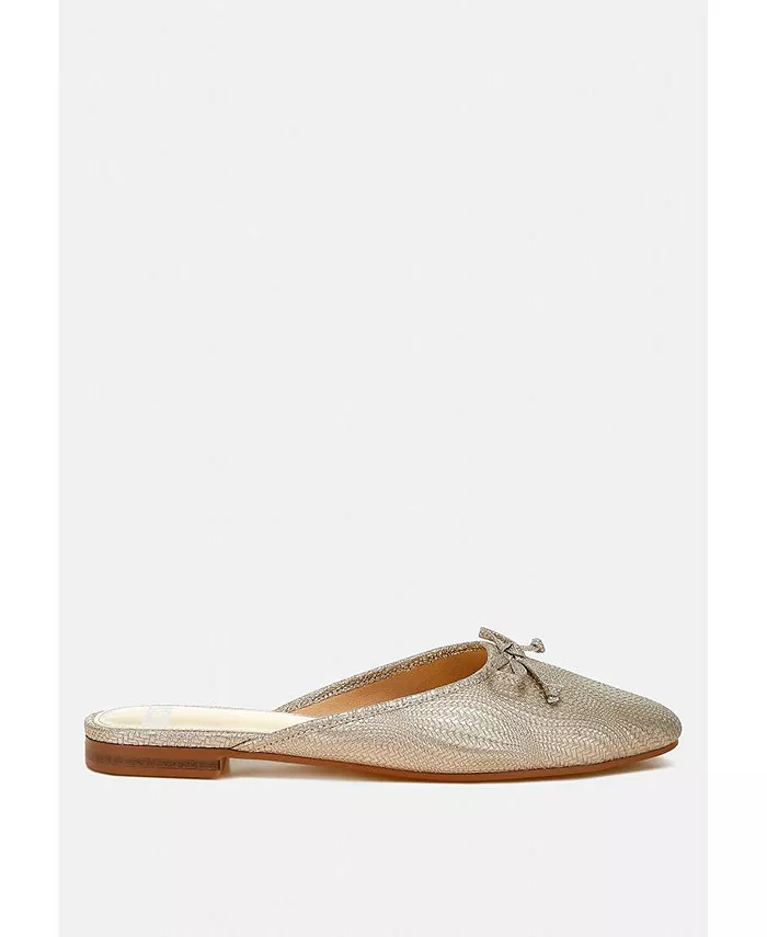 Туфли-мюли Jaylor Party Bow Slip-On Rag & Co, золотой