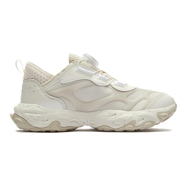 FILA KIDS Детские кроссовки для улицы с противоскользящей подошвой и износостойкой поддержкой, белые, серые, подростковые — фото 4