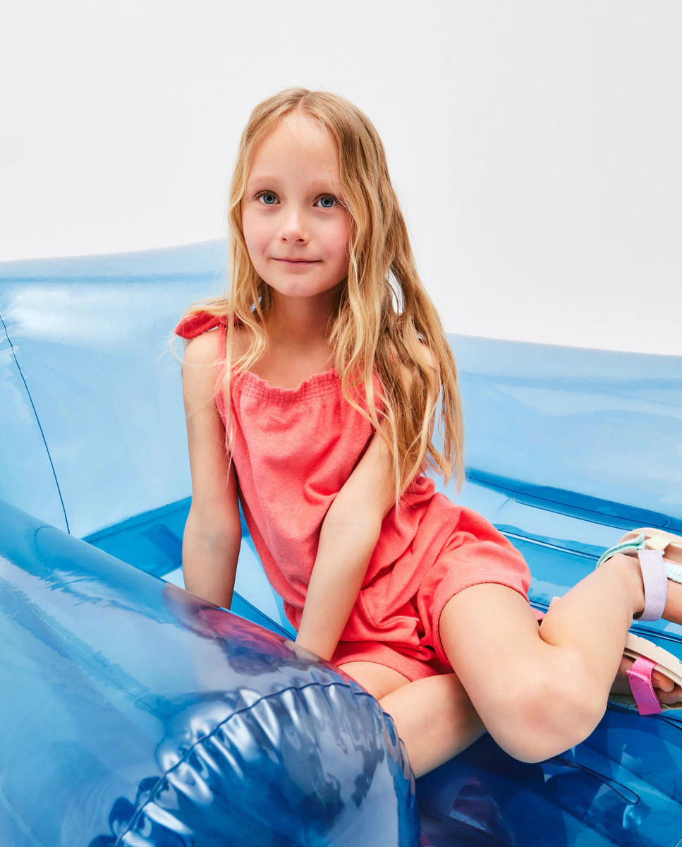 

Махровый комбинезон для девочки Kids El Corte Inglés, цвет 630 Coral