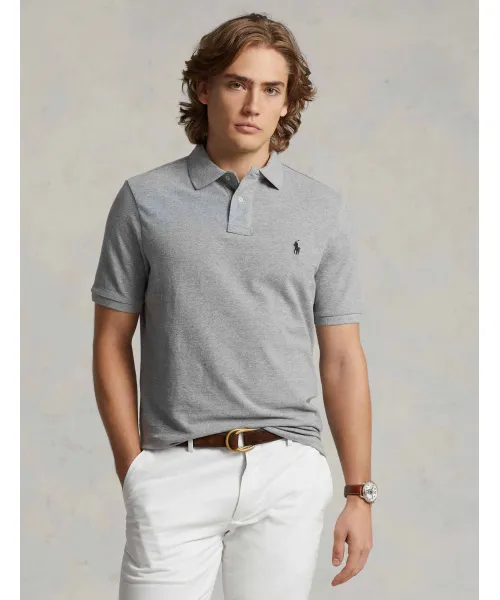

Футболка поло Slim fit Polo Ralph Lauren, серый