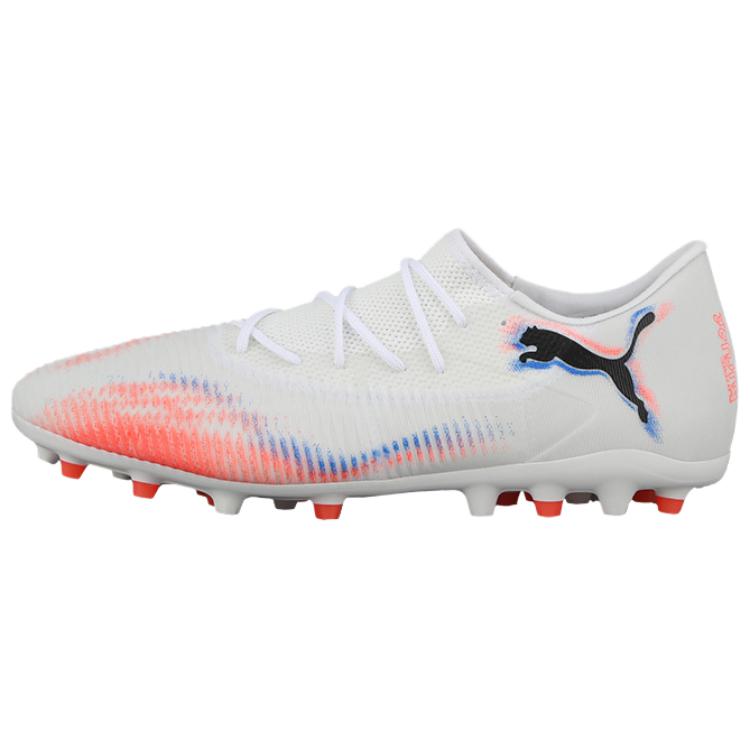 PUMA Футбольные бутсы FUTURE 8 MG Multi Ground, устойчивые к истиранию, унисекс, белые, красные