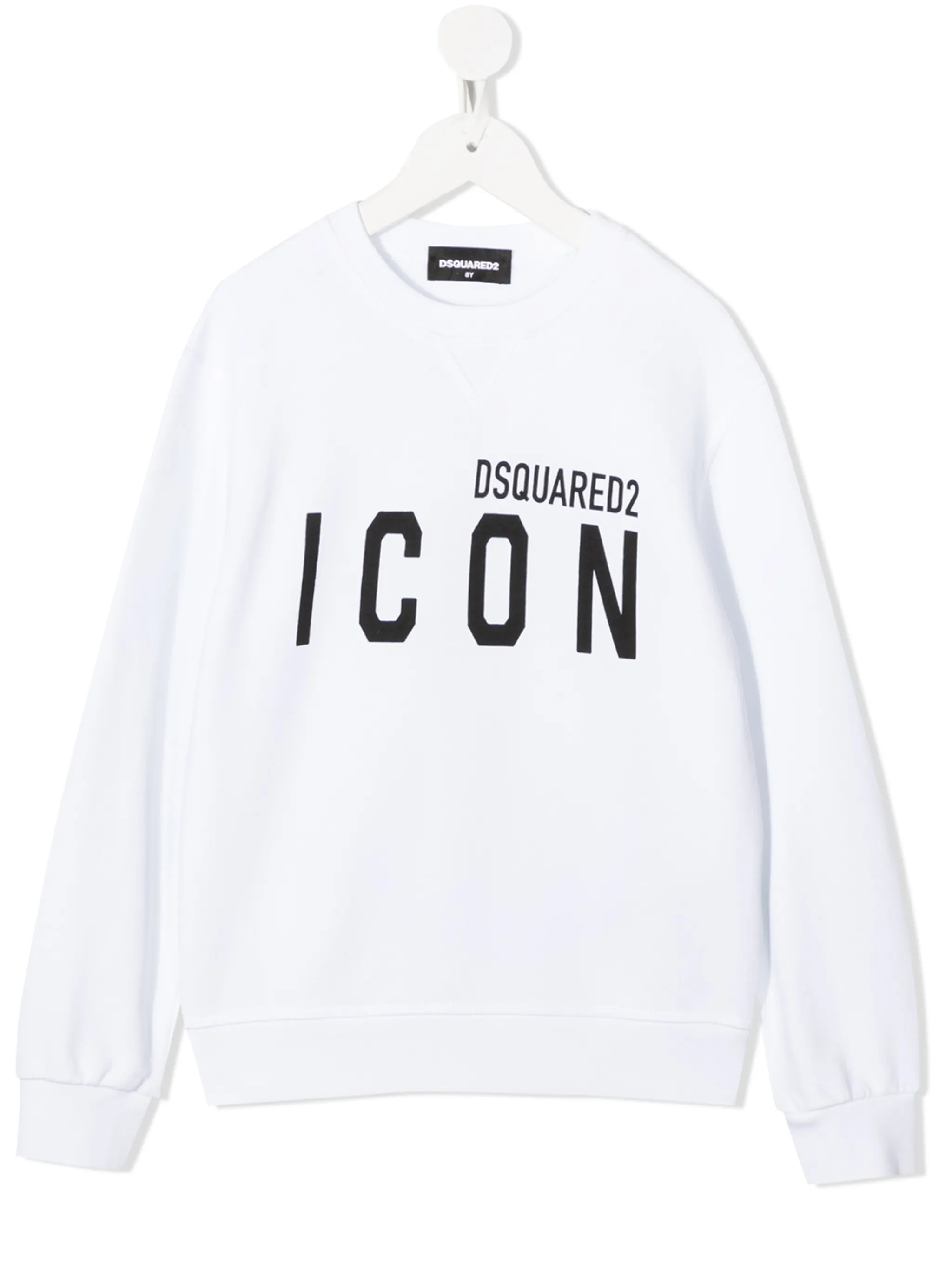 

Худи с логотипом Dsquared2 Kids, белый
