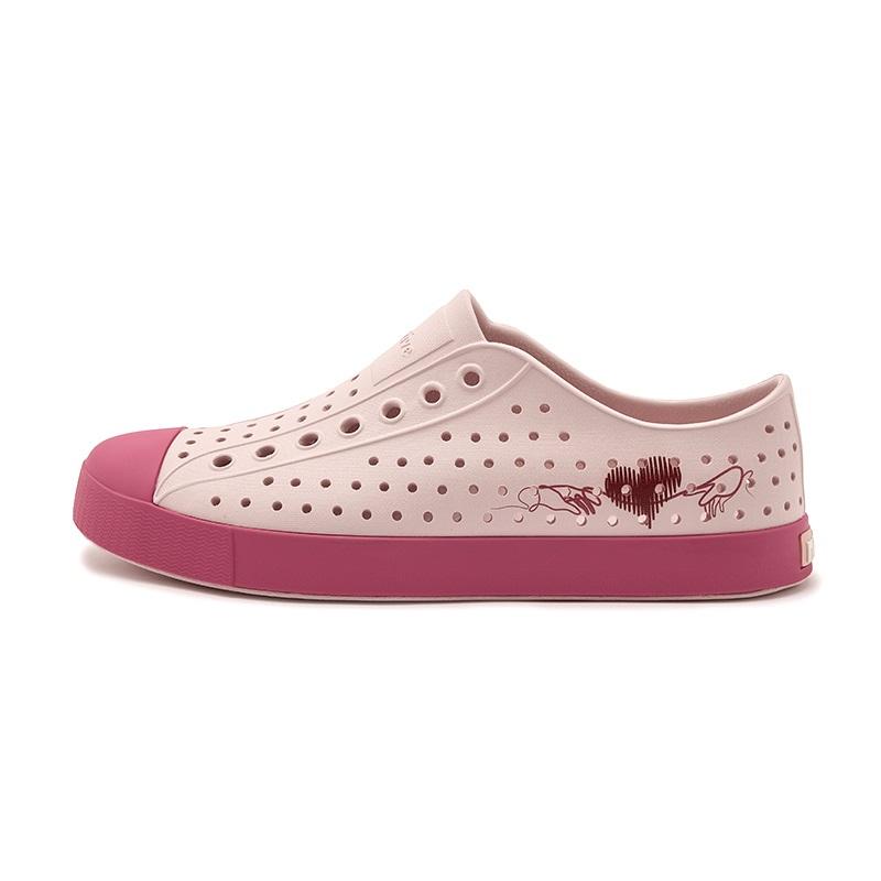 

Native Shoes Джефферсон Клоги унисекс светло-розовые с сердечком и розово-красные, цвет Light Pink | Heart | Rose Red