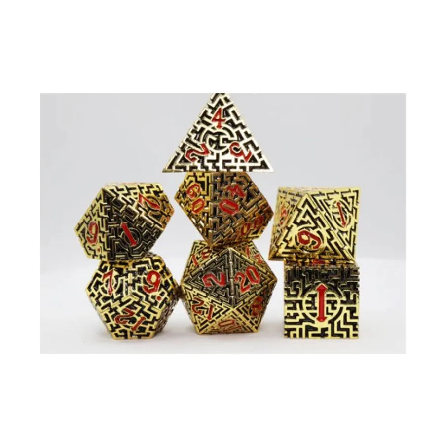 

Полисет - Египетский лабиринт (7), Dice Sets - Metal (Foam Brain Games)