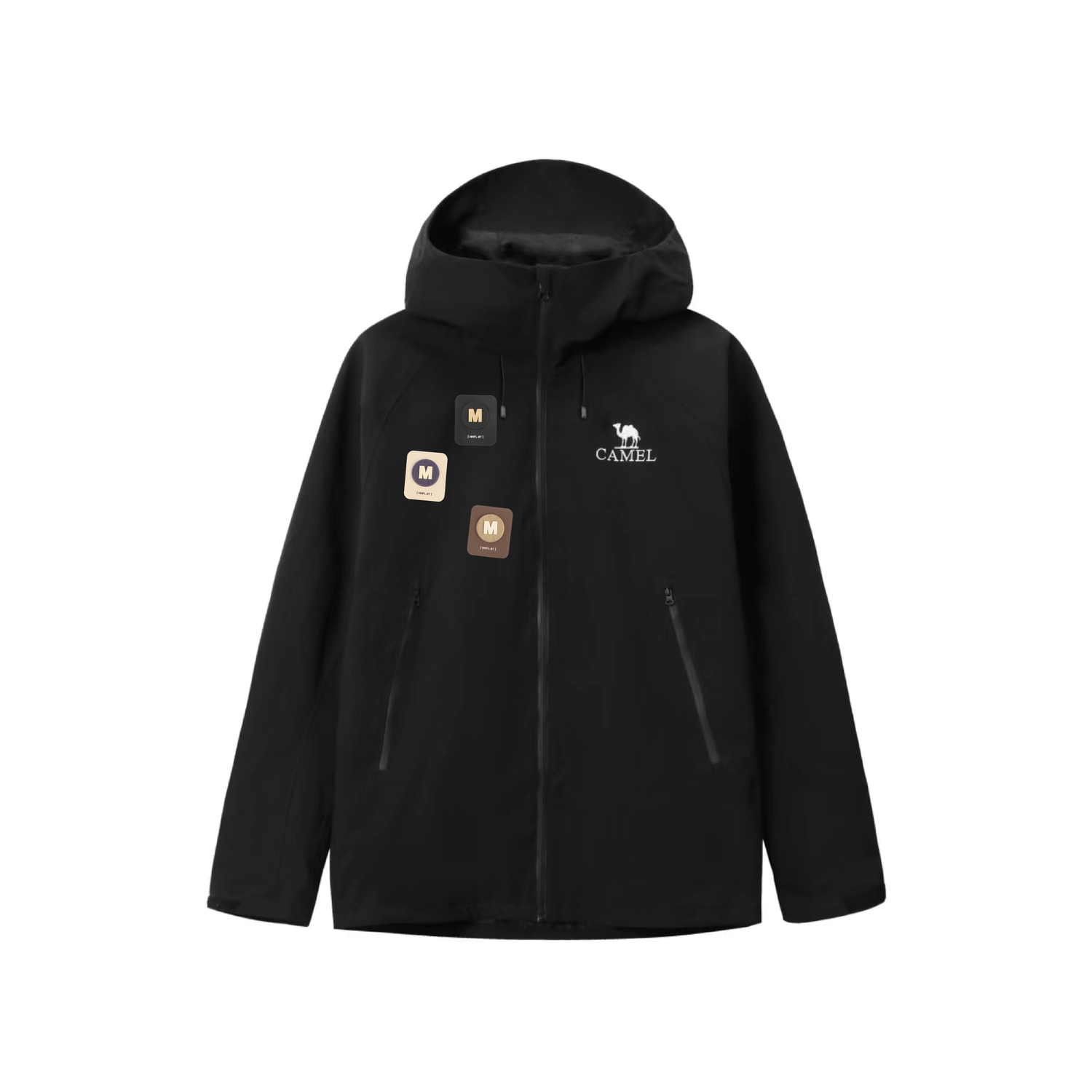 

Ветровка All weather Waterproof, Windproof, Thermal, Cold Resistant Unisex CAMEL, phantom черный