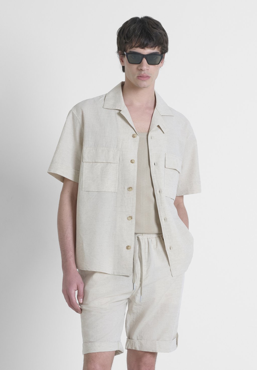 

Рубашка NAIROBI RELAXED FIT Antony Morato, слоновая кость