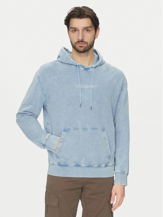 

Толстовка обычного кроя M5GQ23 KCTJ1 Guess Jeans, голубой