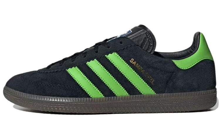 Adidas originals Samba Series Обувь для скейтбординга унисекс, Black/Green