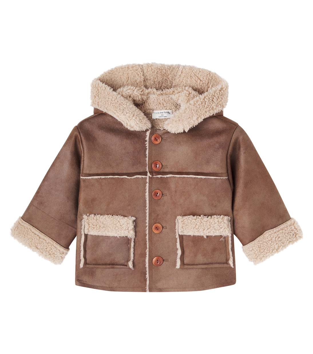 

Куртка с капюшоном Baby Johan 1 + in the Family, коричневый