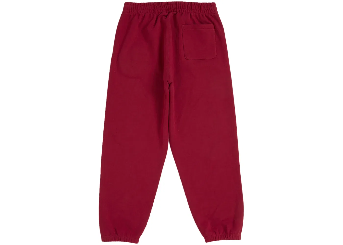 Мужские спортивные штаны из футера с атласной аппликацией Supreme Satin Applique Sweatpant FW25 Supreme, Red — фото 2